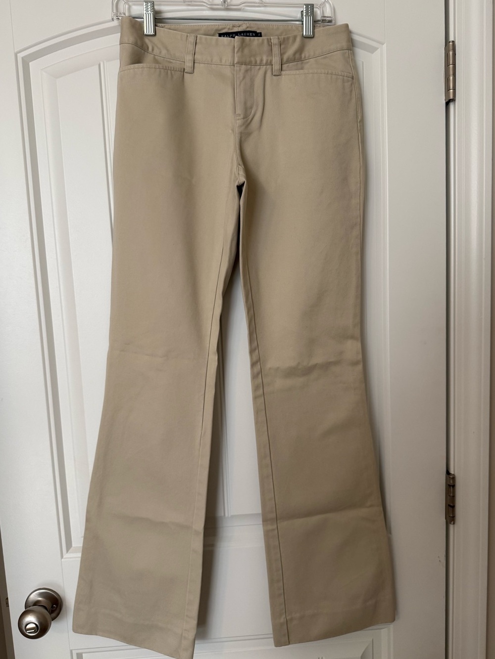 Vintage Women’s Ralph Lauren Blue Label Chino Pants Size 2 Made in Hong Kong